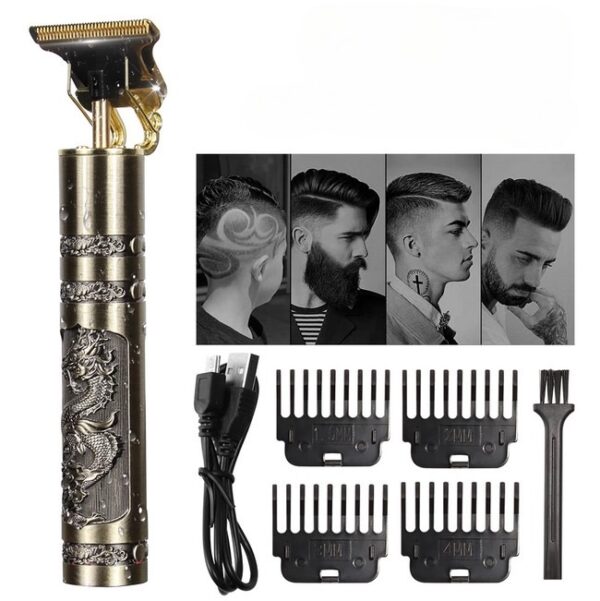 Professional T9 Trimmer Metal Body Shaver Mens Cordless Hair Beard Trimmer For Men Haircut Shaving Machine (copy) - 3